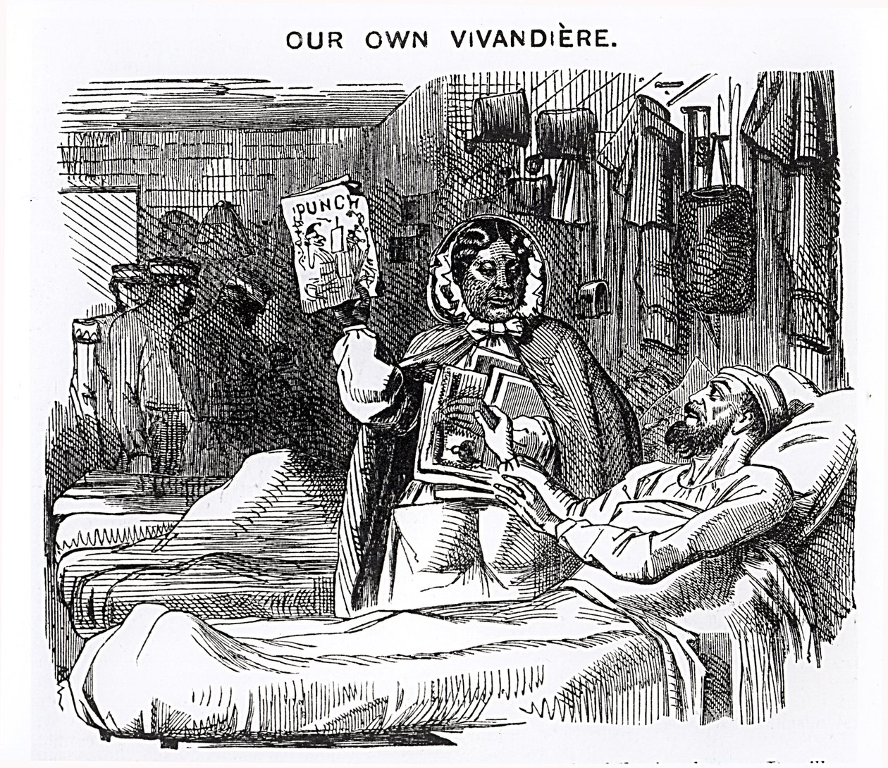 我们自己的Vivandiere，Seacole夫人（1805-81），如&39;Punch&39;所述，于1857年5月20日出版 作者 英语学校