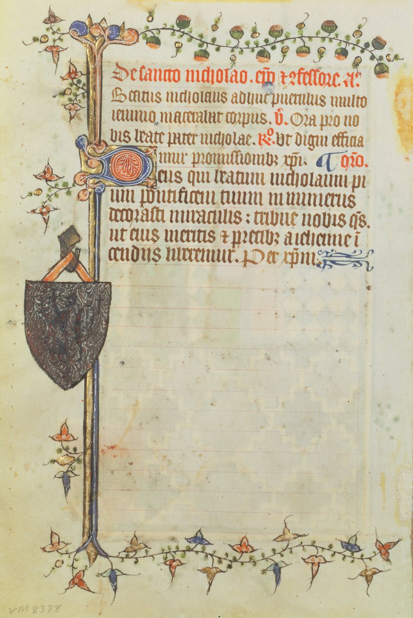一本小时的书，c.1400-40 作者 英语学校