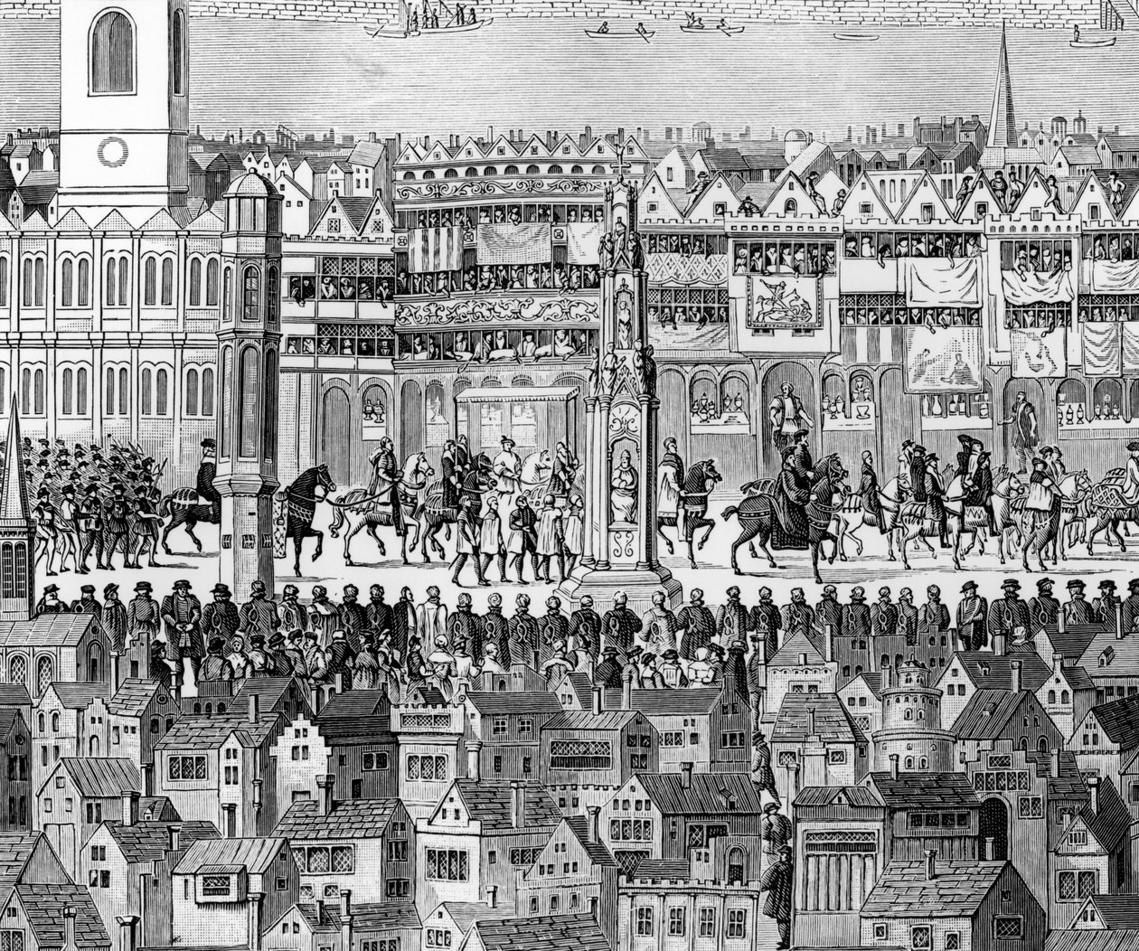 爱德华六世加冕游行的一部分（1537  -  53），1547年2月19日（见2916） 作者 英语学校