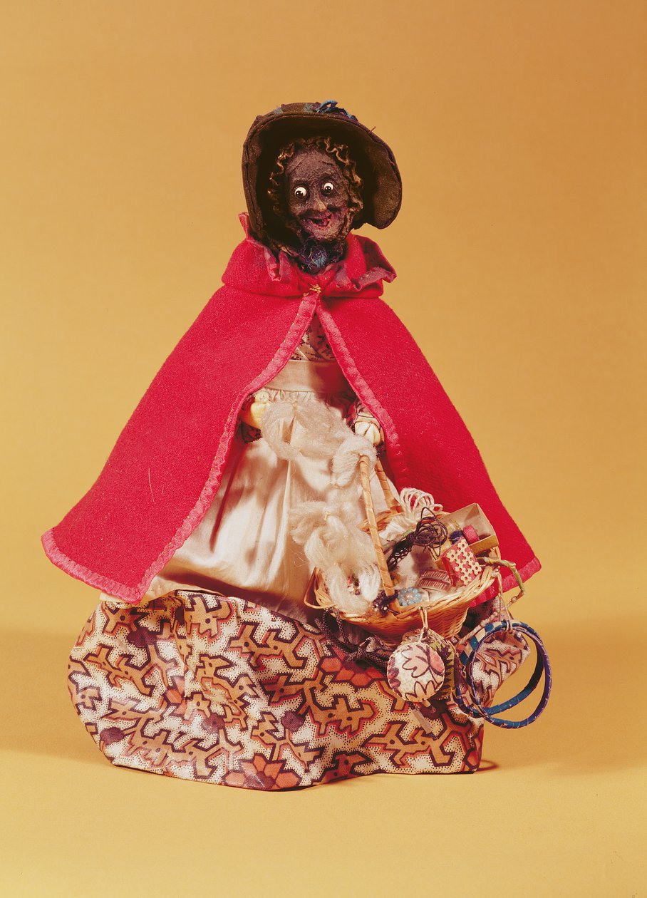 Pedlar doll，c.1860-70（混合媒体） 作者 英语学校