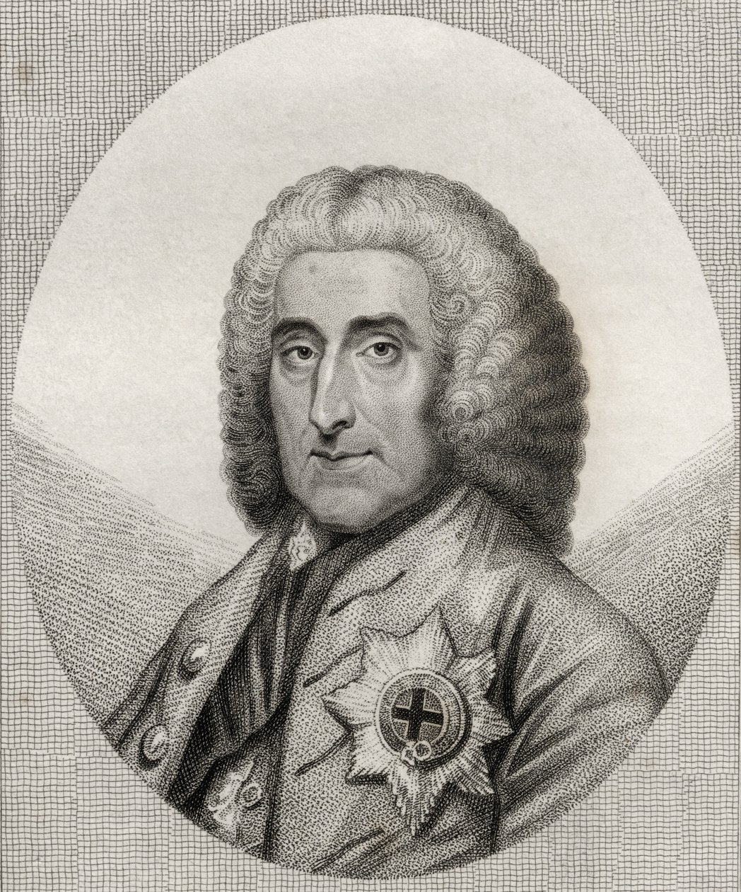 Philip Stanhope，“皇家和贵族作者目录，第四卷”的插图，于1806年出版 作者 英语学校