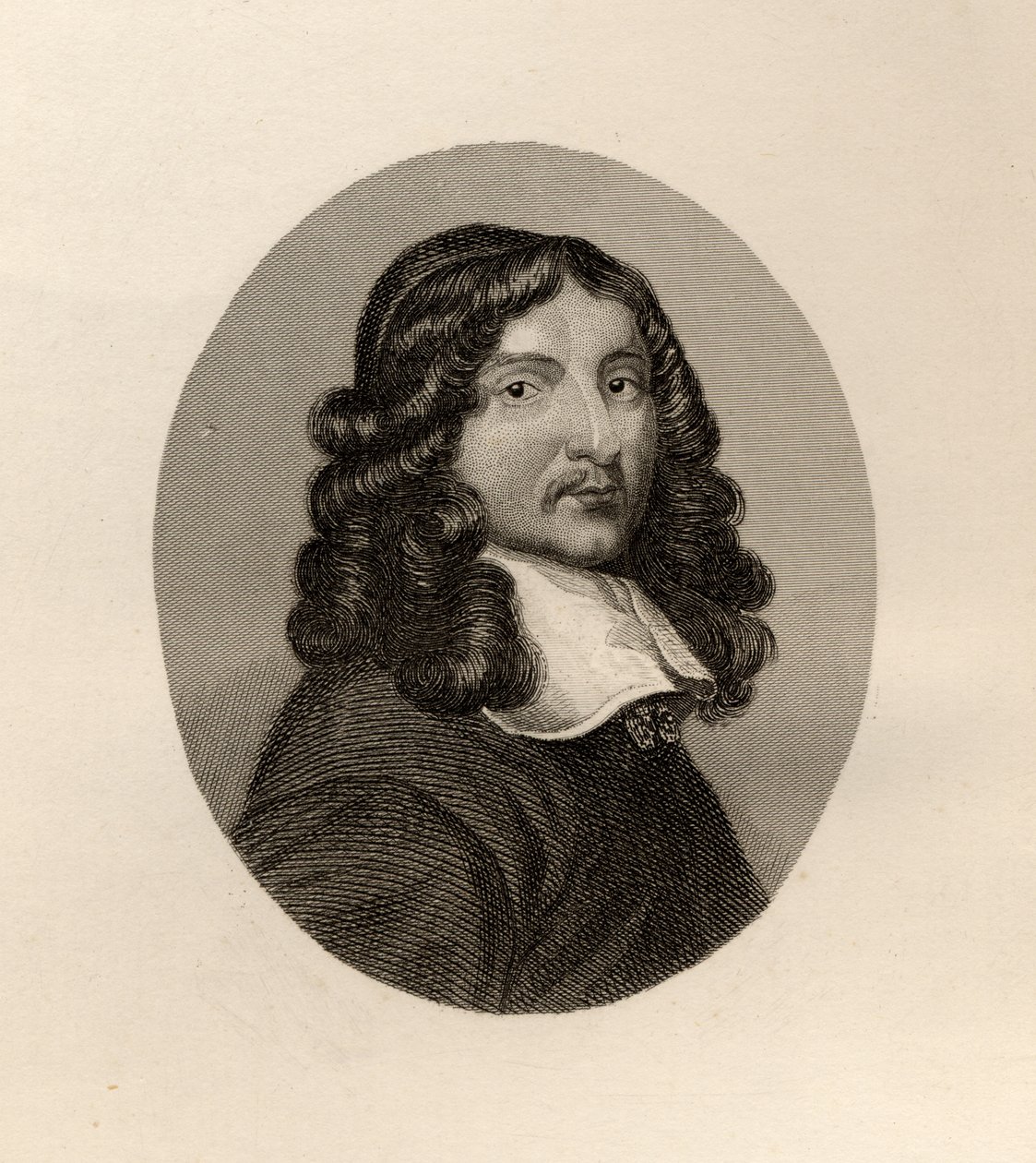 Andrew Marvell的肖像（1621-78） 作者 英语学校