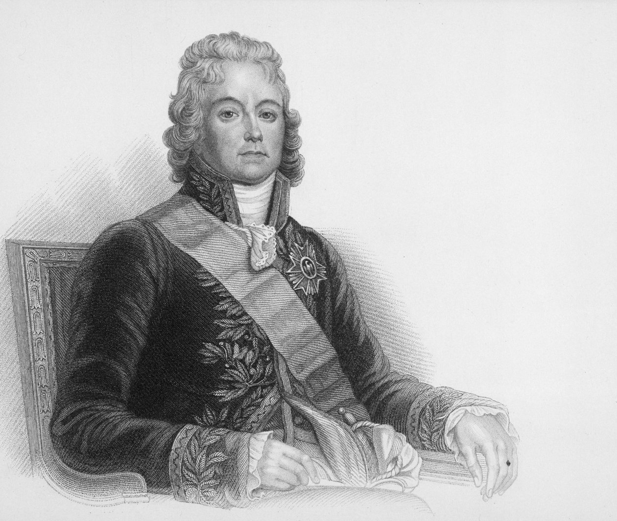 Benevento王子Talleyrand-Perigord的查尔斯·莫里斯的肖像（1754-1838） 作者 英语学校