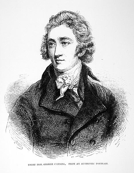 乔治·坎宁的肖像（1770-1827） 作者 英语学校