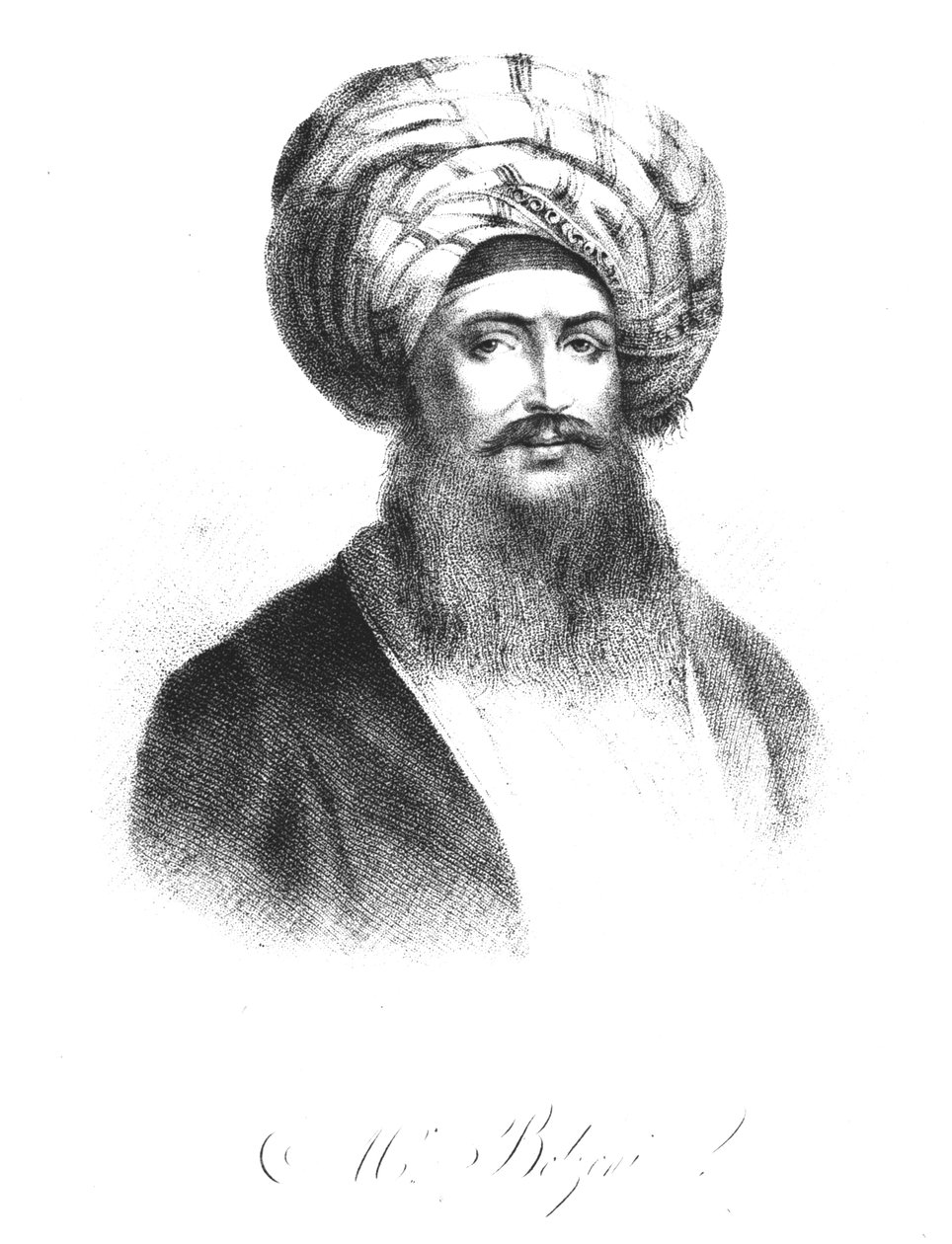 Giovanni Battista Belzoni的肖像（1778-1823） 作者 英语学校