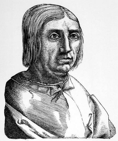 Jacopo Sannazaro（1458-1530）的肖像来自中世纪和文艺复兴时期的科学和文学，由Paul Lacroix编写和雕刻，1878年 作者 英语学校