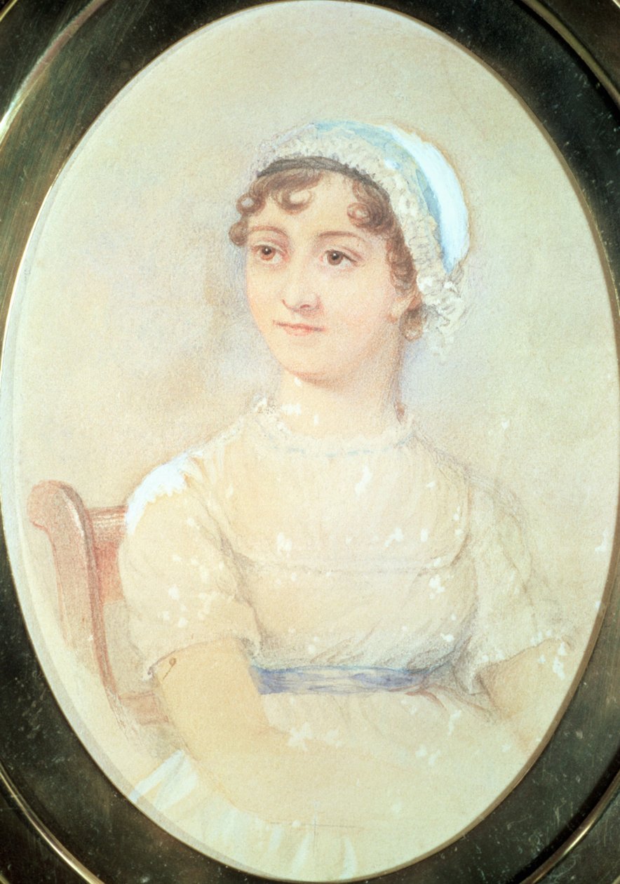 简·奥斯汀的肖像（1775-1817） 作者 英语学校