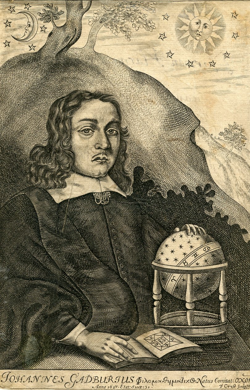 约翰加德伯里的肖像，1627年 作者 英语学校