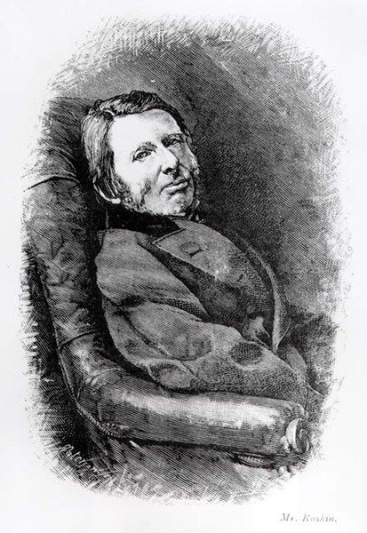 约翰拉斯金的肖像（1819-1900） 作者 英语学校
