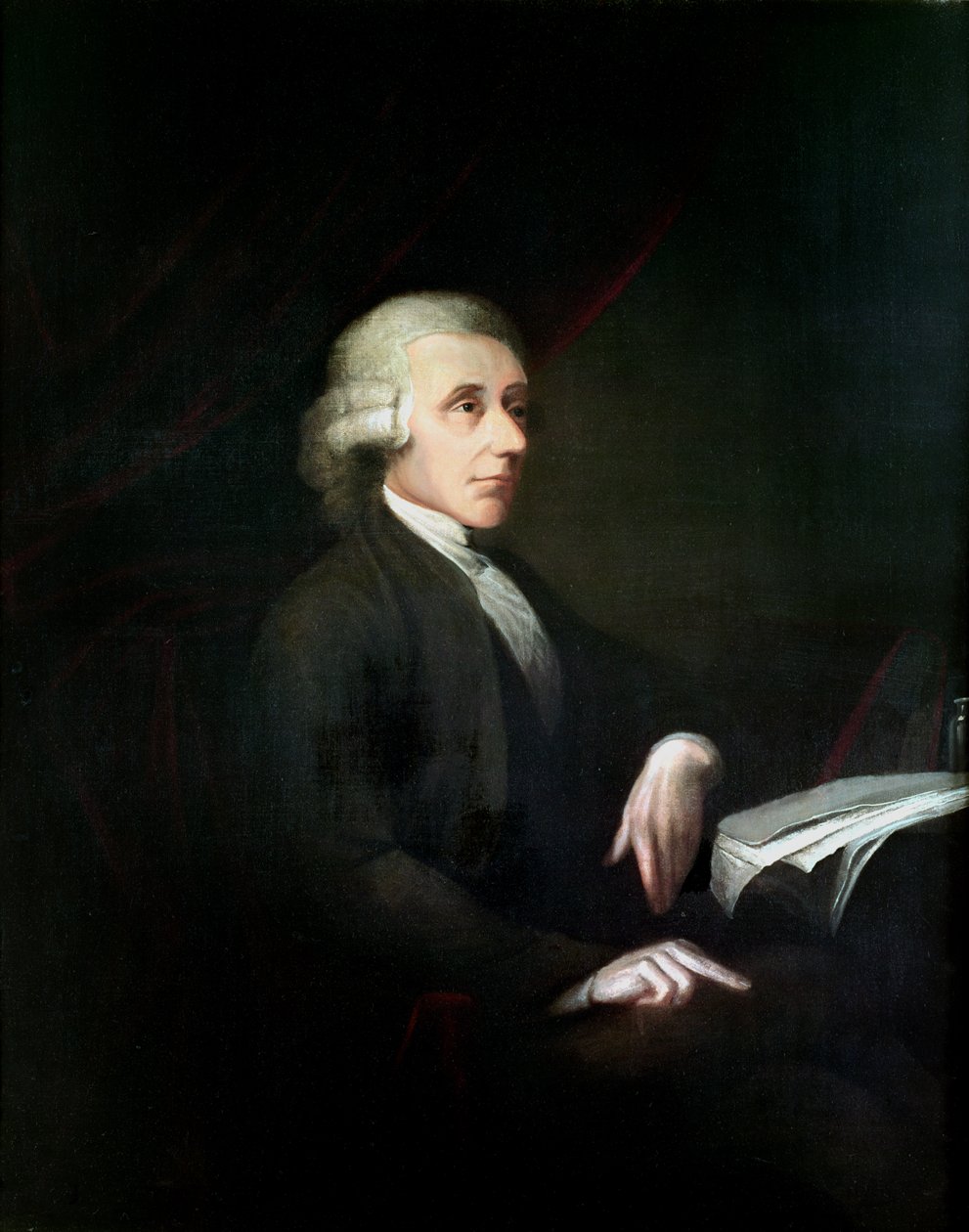 Joseph Priestley的肖像（1733-1804） 作者 英语学校