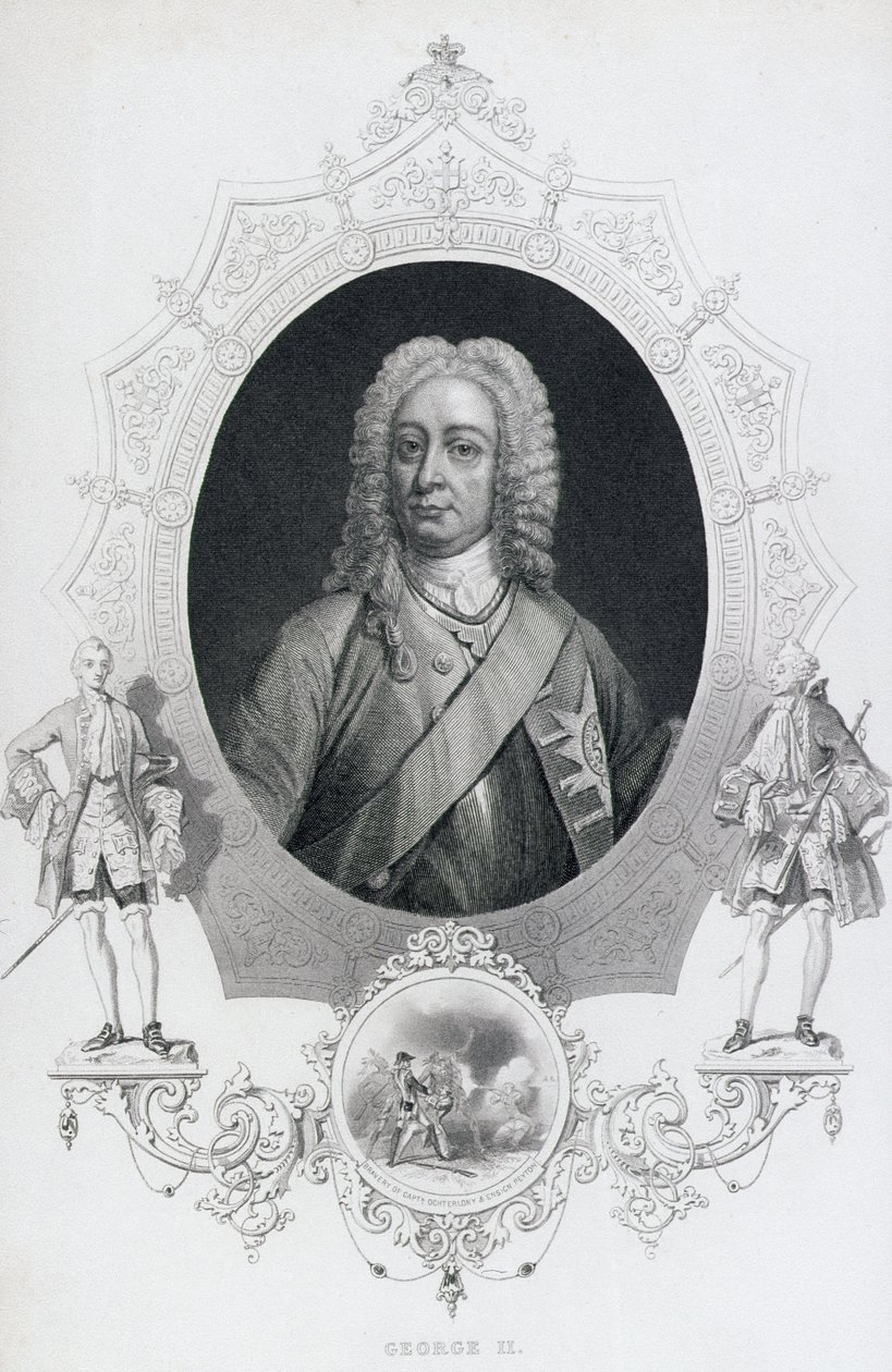 乔治二世国王的肖像（1683-1760） 作者 英语学校