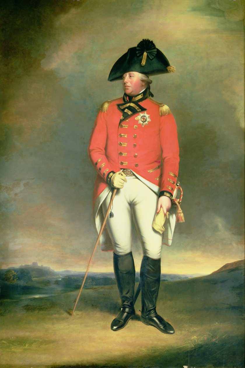 国王乔治三世（1738-1820）的肖像由William Robinson（1799-1839）1831年绘制 作者 英语学校