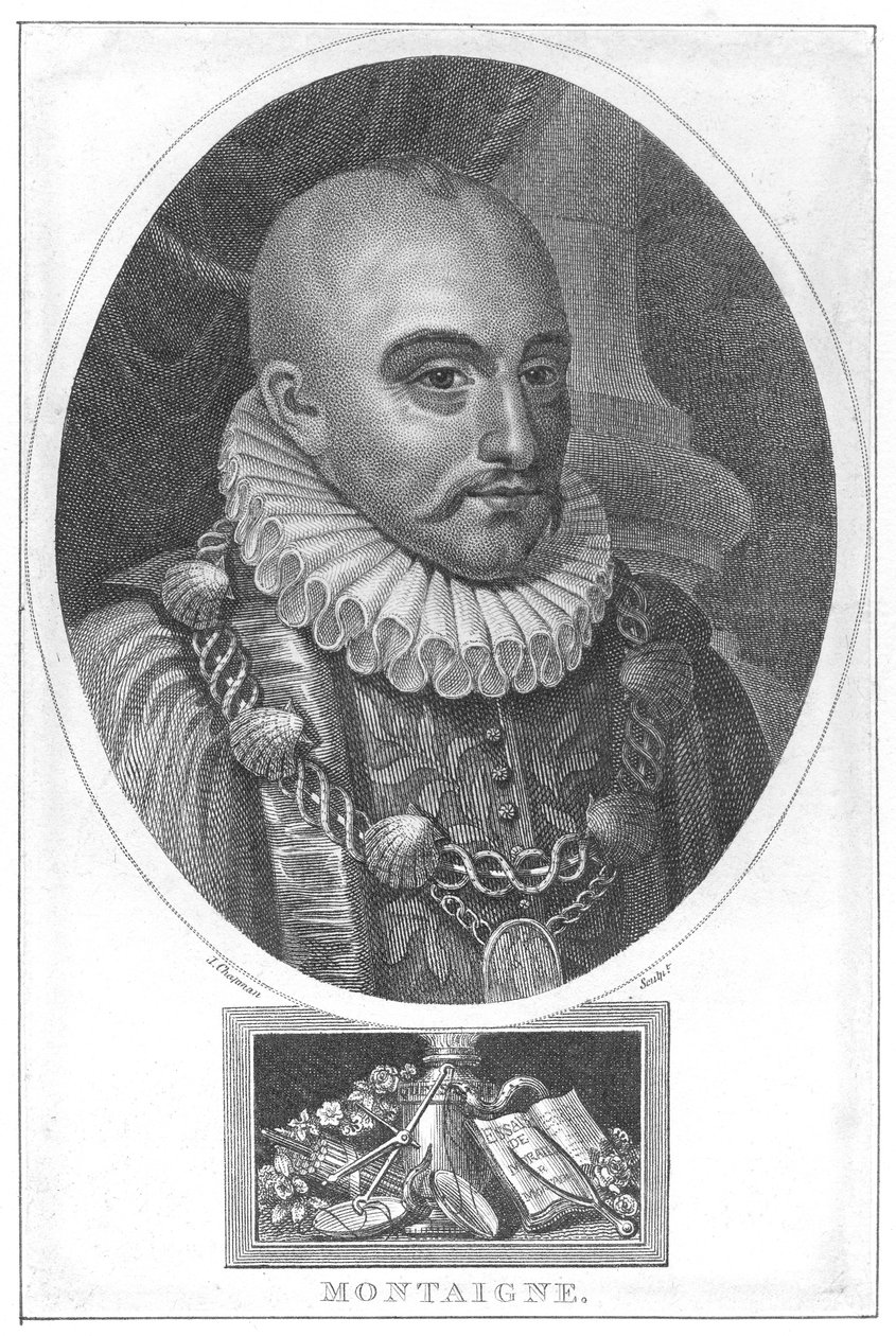 Michel de Montaigne的肖像 作者 英语学校
