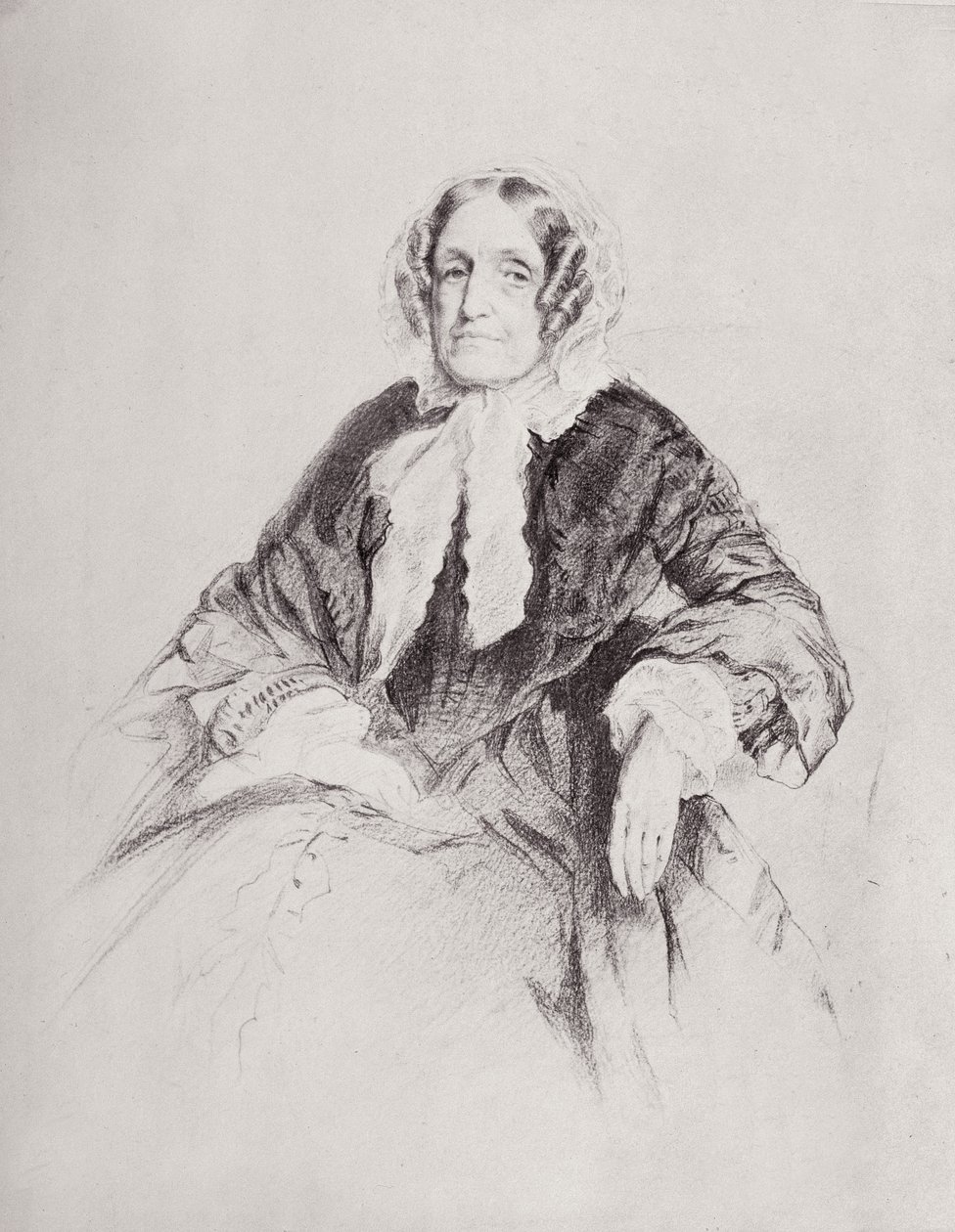 简·马塞特夫人的肖像（1769-1858） 作者 英语学校