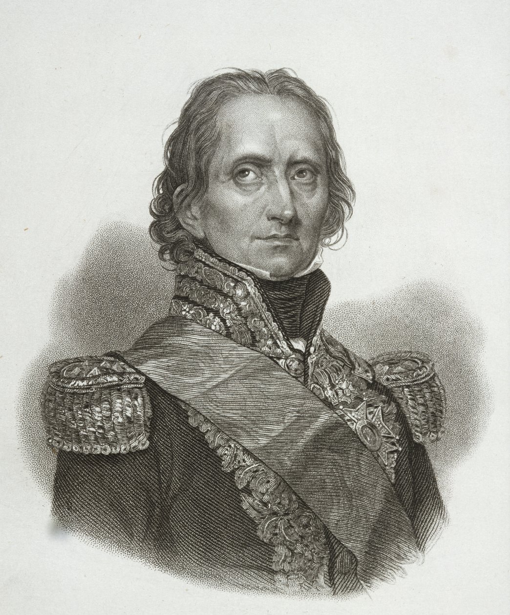 Nicolas Jean-de-Dieu Soult（1769-1851）肖像达尔马提亚公爵，法国元帅和首相 作者 英语学校