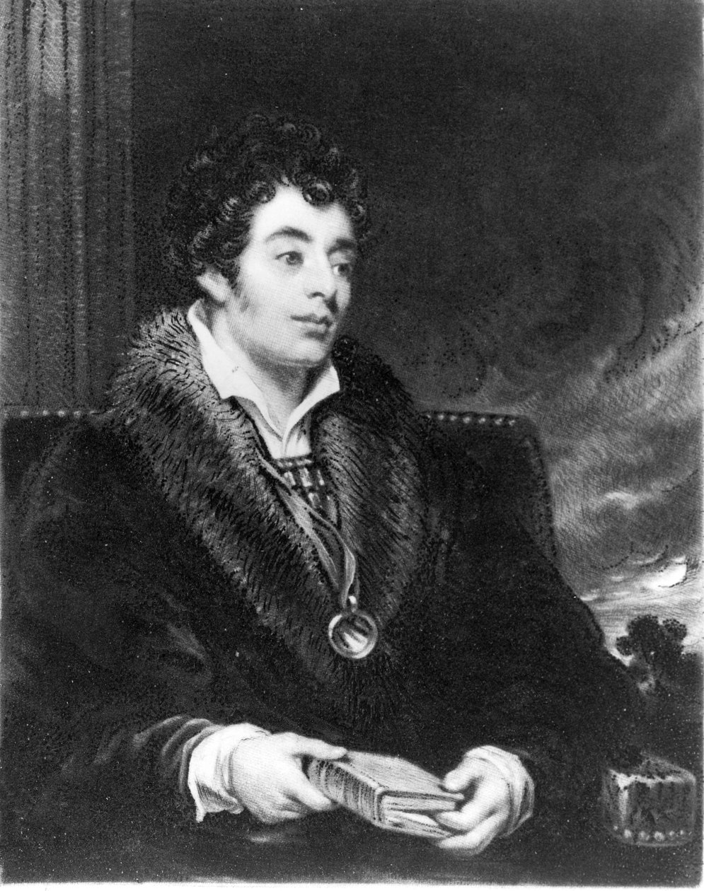 Robert Southey的肖像（1774-1843） 作者 英语学校