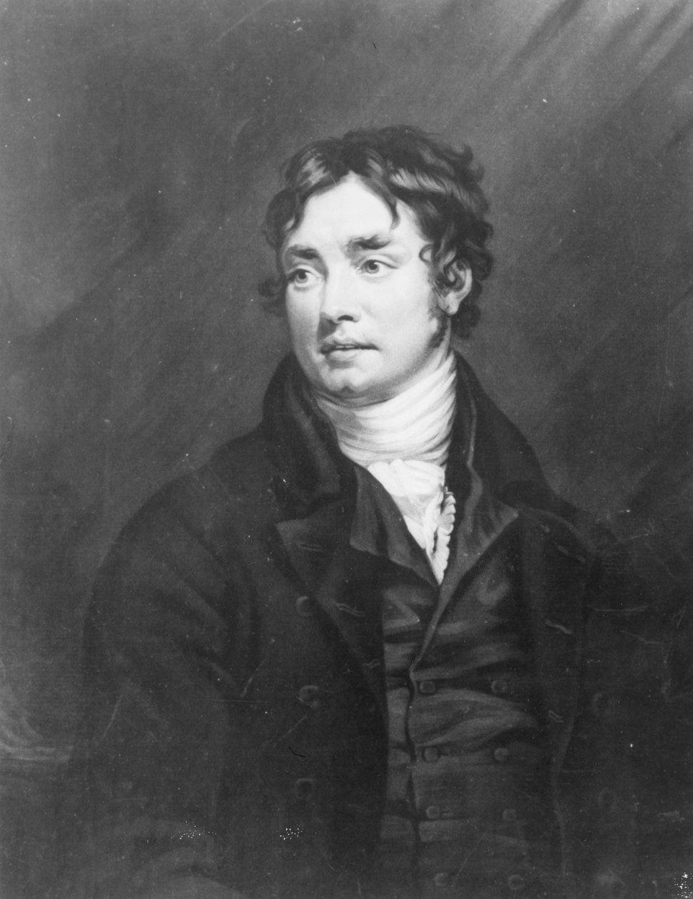 塞缪尔泰勒柯勒律治的肖像（1772-1834） 作者 英语学校