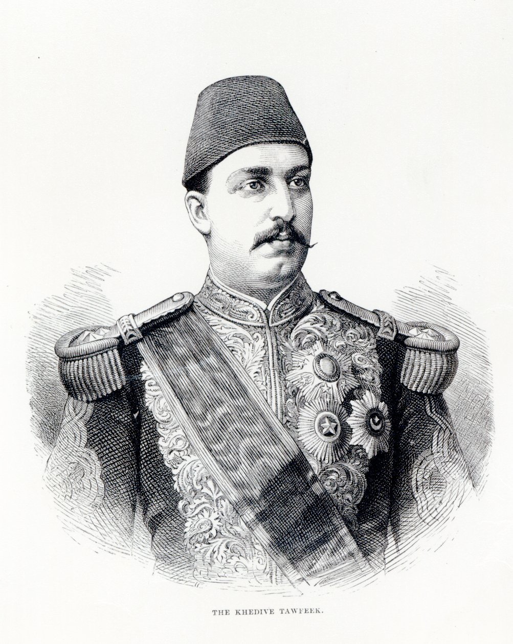 Khedive Tawfig的肖像 作者 英语学校