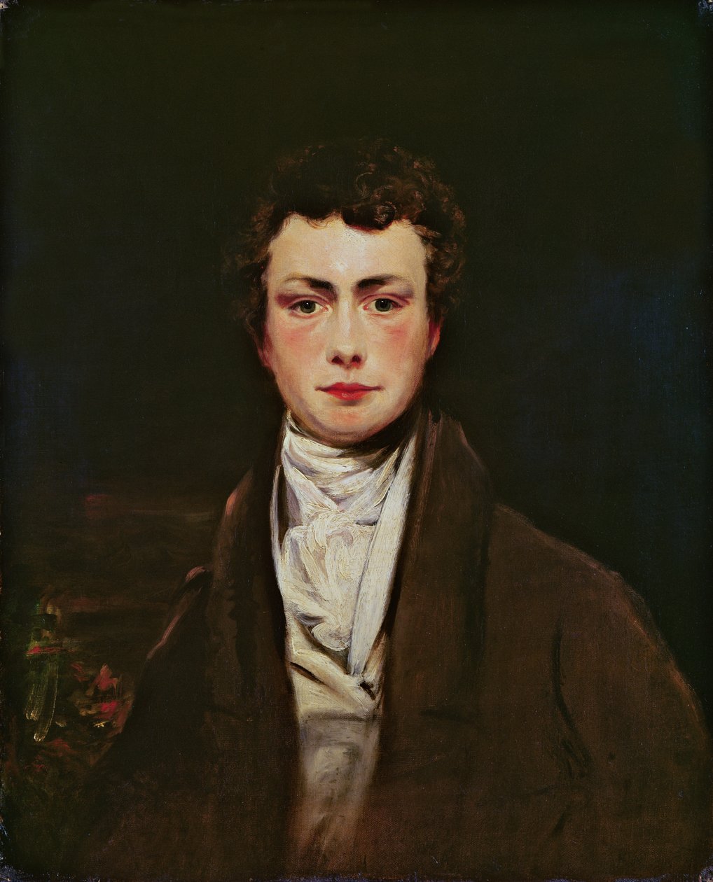 Thomas Moore的肖像（1779-1852）c.1800-05 作者 英语学校