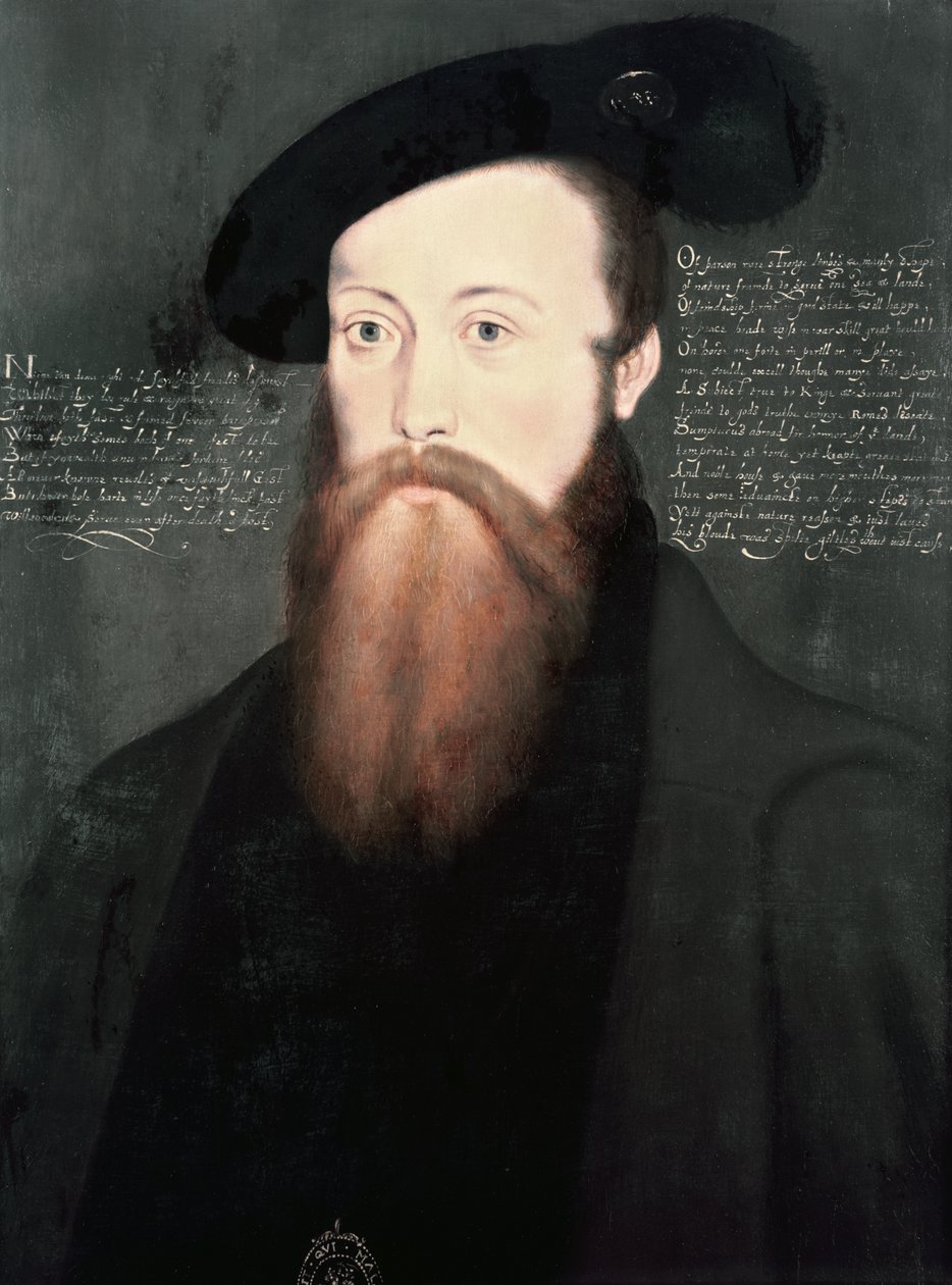 Thomas Seymour（1508-1549）Baron Seymour的肖像 作者 英语学校