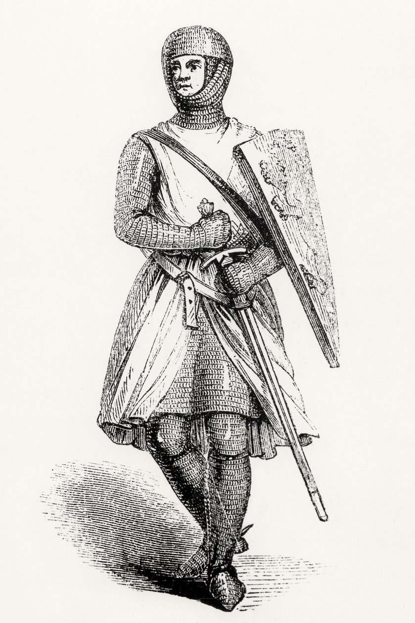William de Longespee的肖像，索尔兹伯里的第三伯爵（d.1226） 作者 英语学校
