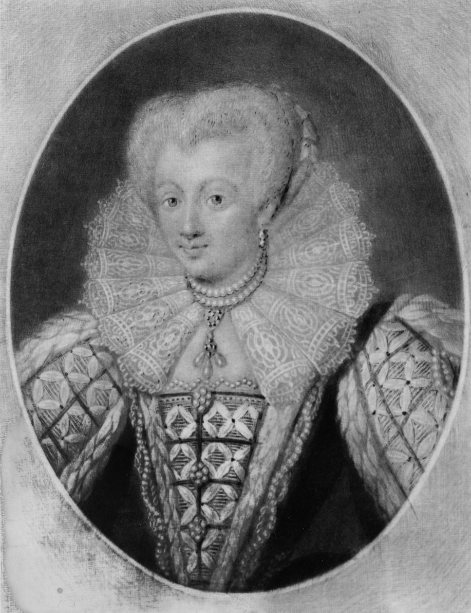 伊丽莎白公主（1533-1603）英国历史上杰出的人物肖像插图，由Richard Earlom（1743-1822）和Charles Turner（c.1773-1857）（mezzotint）刻。 作者 英语学校
