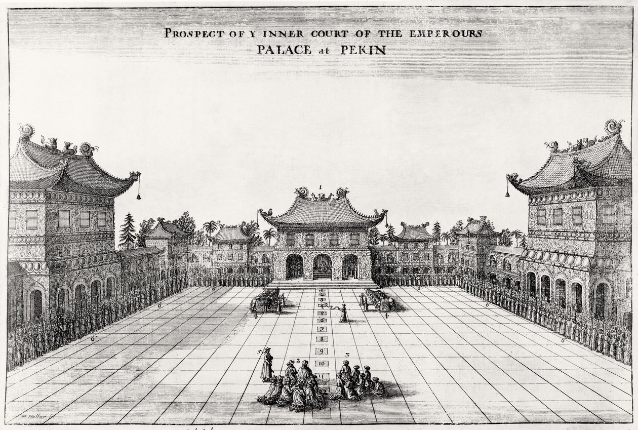 1669年北京皇帝宫内院的展望 作者 英语学校