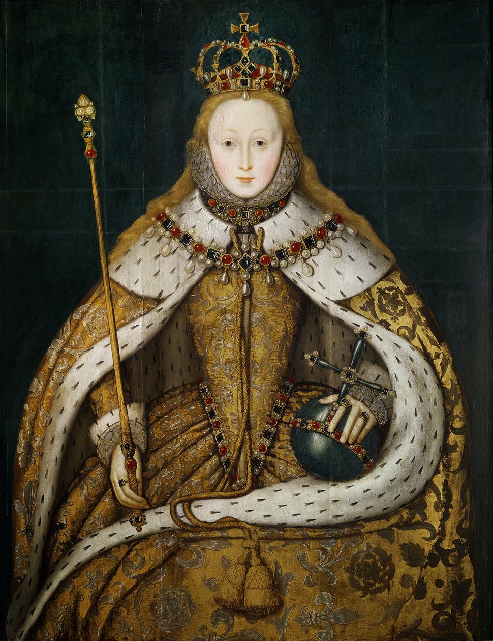 女王伊丽莎白一世，c.1600 作者 英语学校