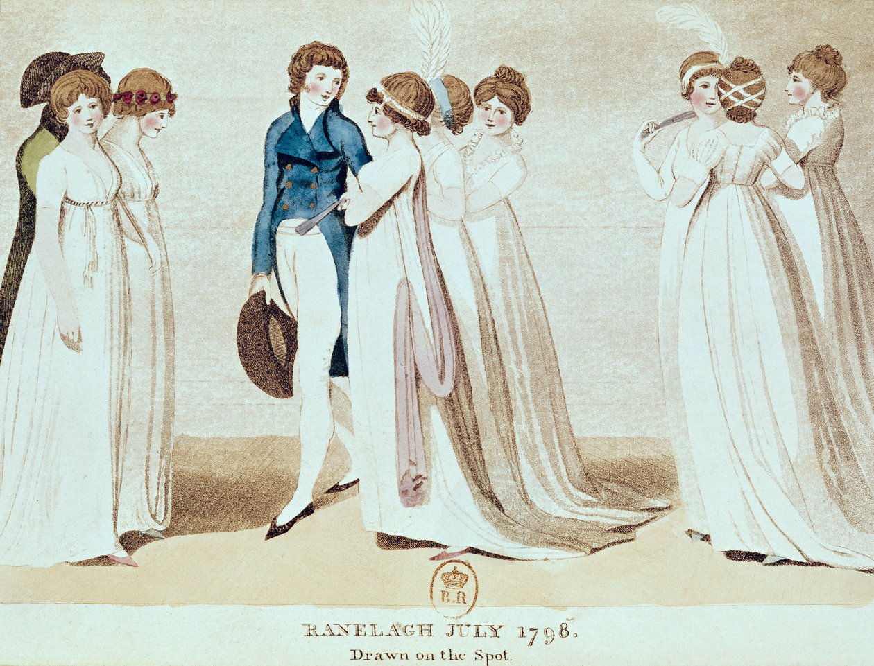 Ranelagh，1798年7月，c.1798-1800（纸上写着） 作者 英语学校