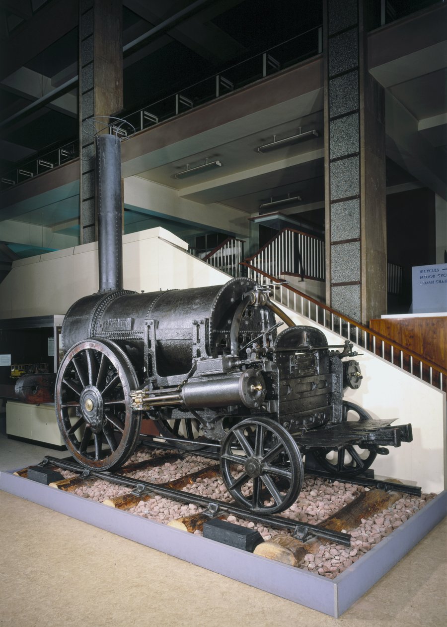 斯蒂芬森火箭的遗骸，1829年 作者 英语学校