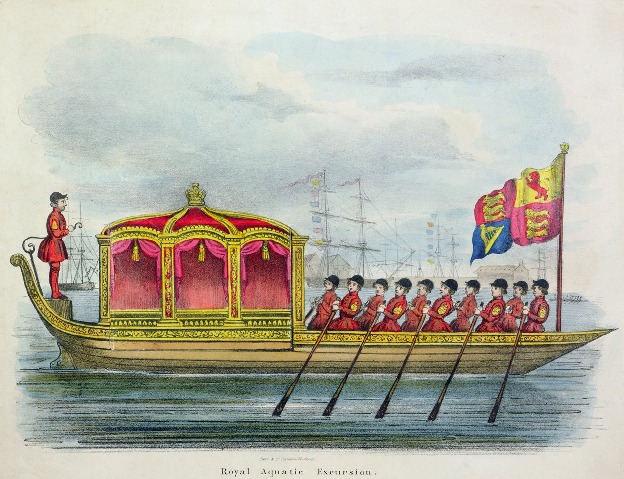 Royal Aquatie游览（彩色雕刻） 作者 英语学校