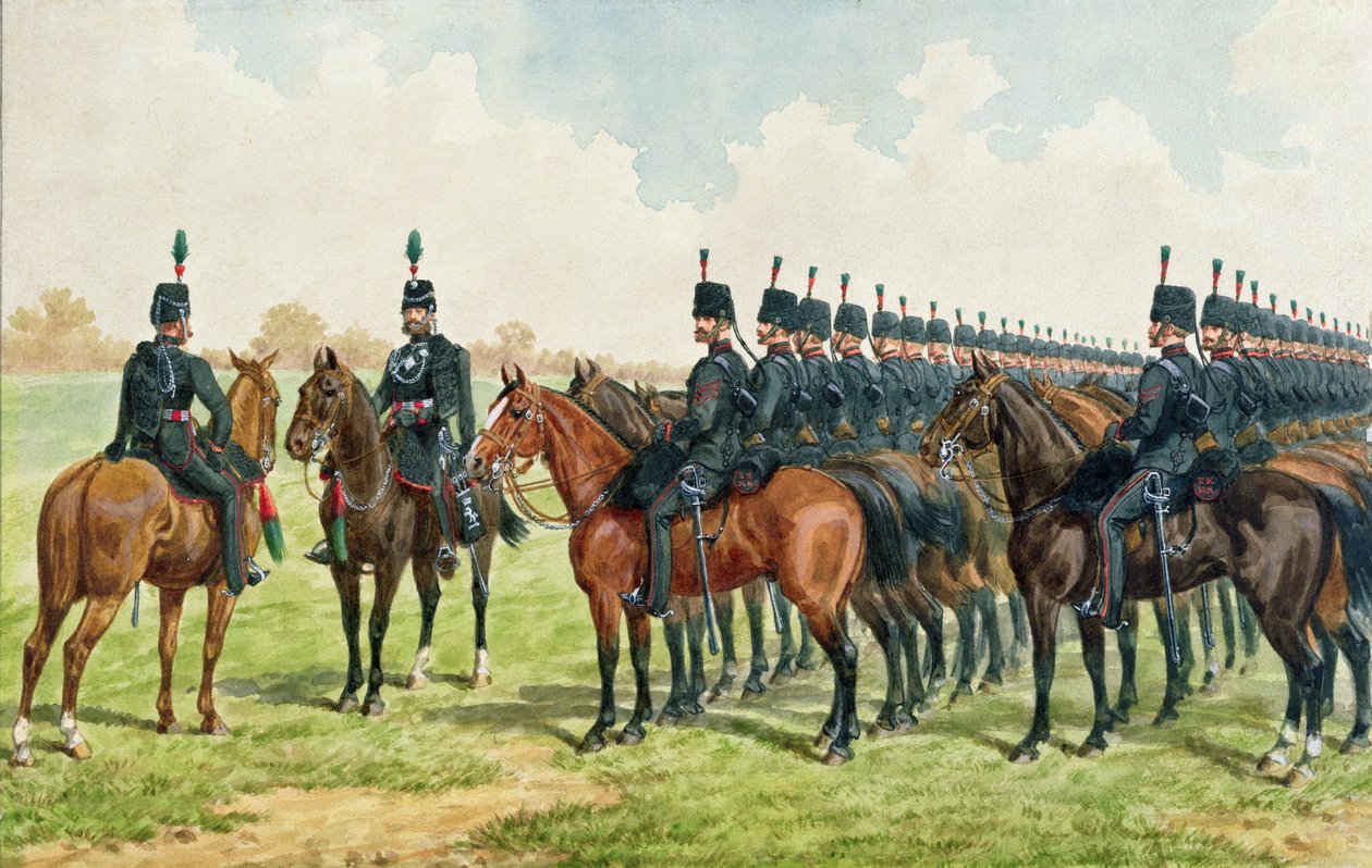 皇家东肯特Yeomanry，1865年 作者 英语学校