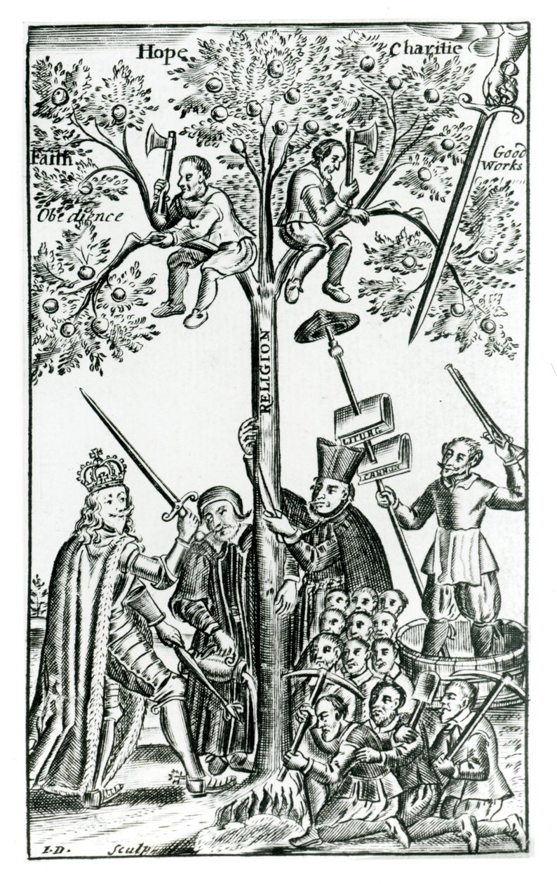 Francis Quarles（1592-1644）1646年的“牧羊人的神谕”中的场景 作者 英语学校