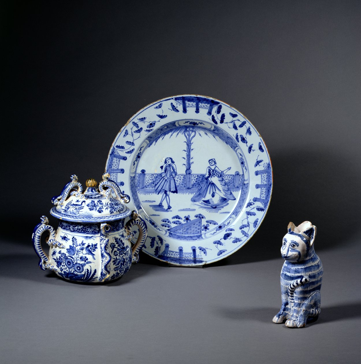 Delftware的选择，c.1670（陶瓷） 作者 英语学校