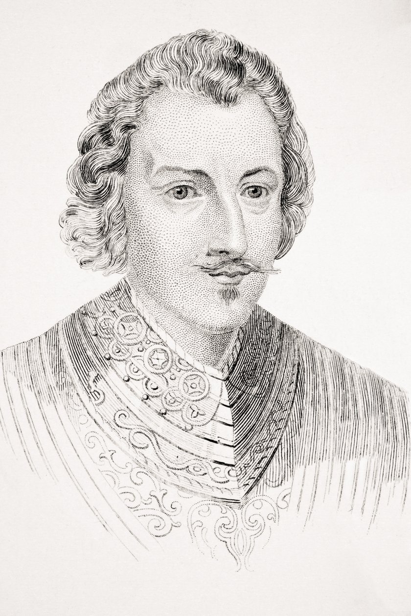 菲利普·西德尼爵士（Sir Philip Sidney），由布鲁格勋爵（Lord Brougham）撰写的“旧英格兰的骄傲”（Old England&39;s Worthies），于1880年出 作者 英语学校