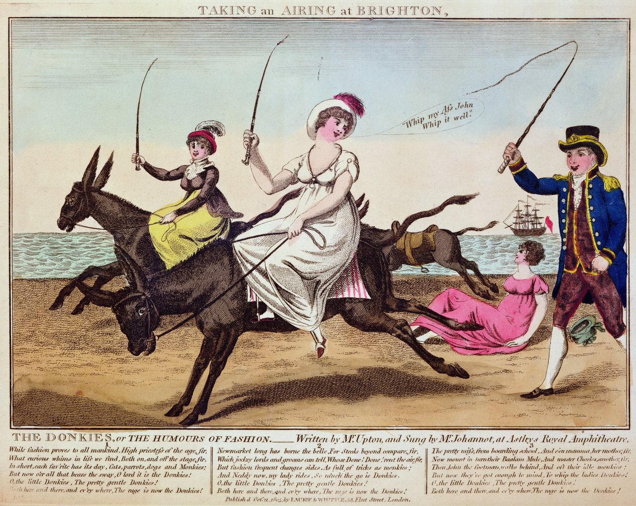 在布莱顿，1805（彩色蚀刻）播出 作者 英语学校