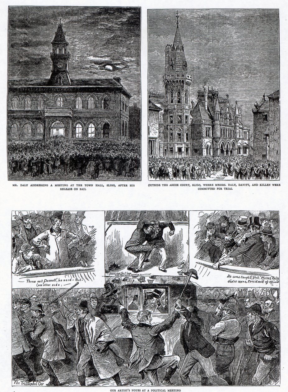 爱尔兰的骚动，1879年12月6日的“图形”插图 作者 英语学校