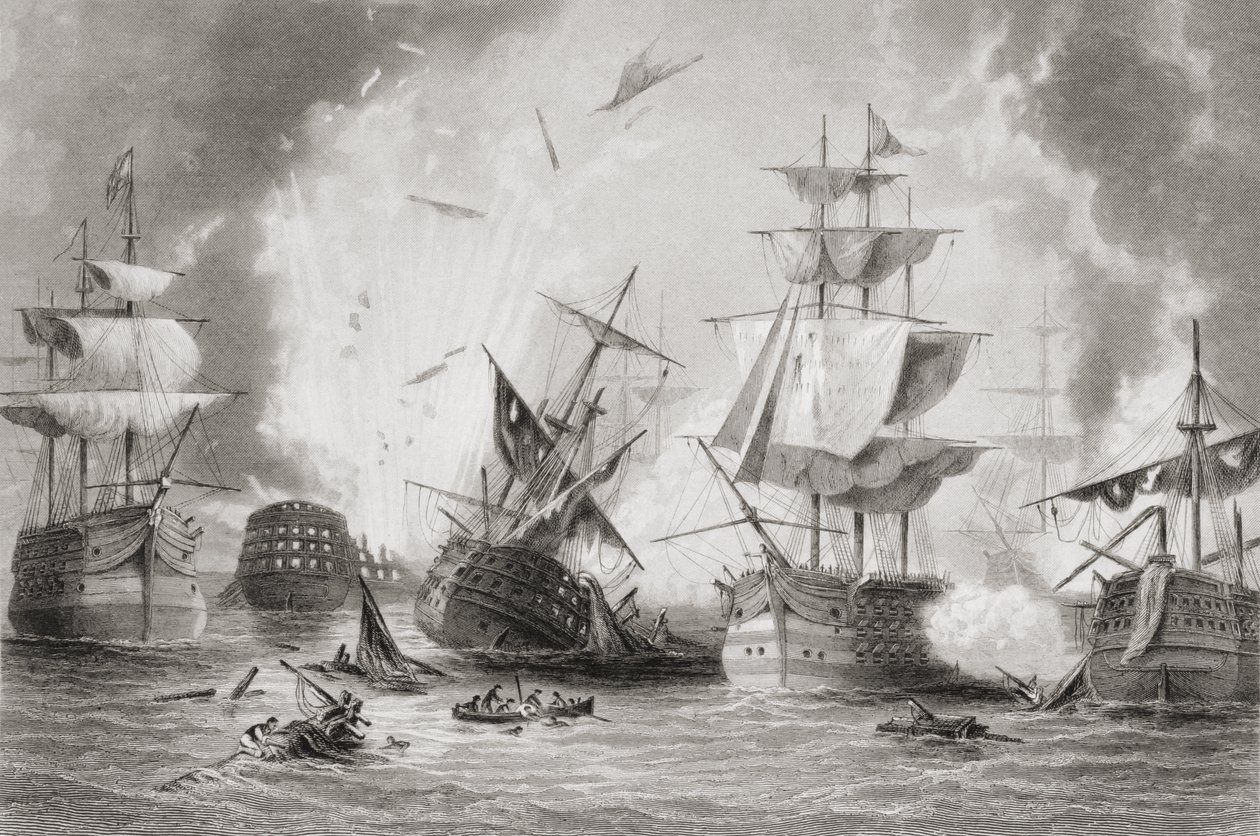 纳瓦里诺之战，1883年 作者 英语学校