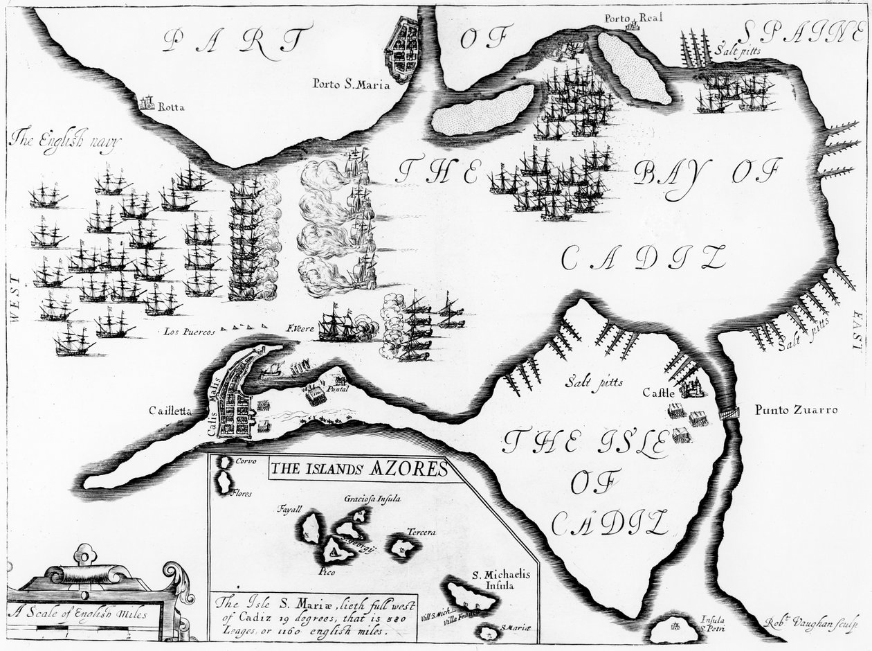 1596年的加的斯夺取 作者 英语学校