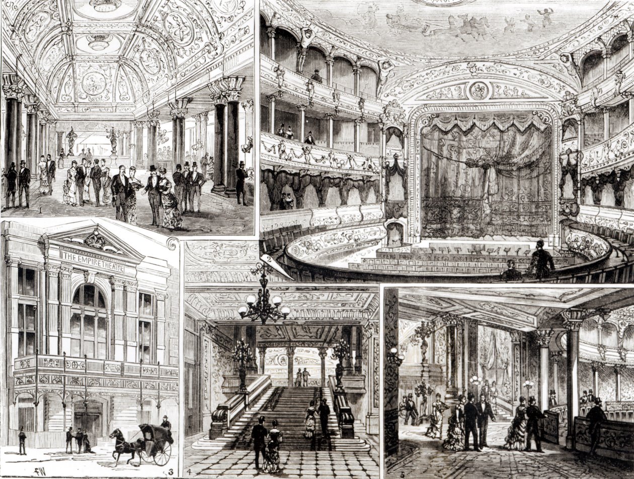 帝国剧院，莱斯特广场，伦敦1884年 作者 英语学校