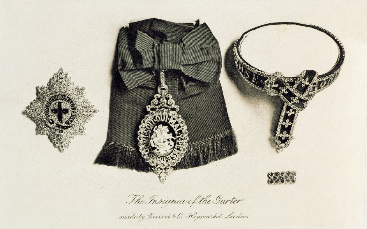 The Garter的Insignia，由Garrard＆Co。，Haymarket，London制造 作者 英语学校
