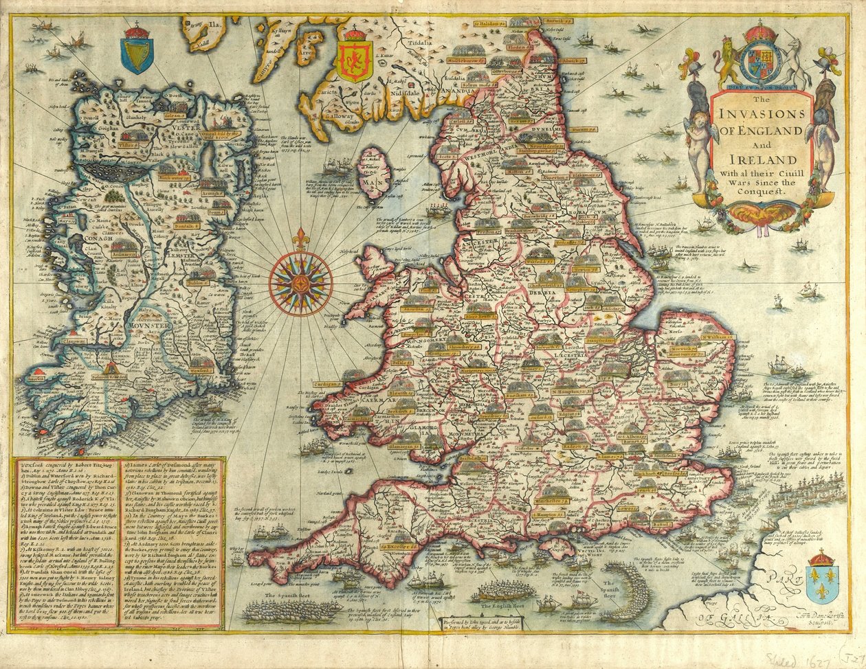 英国和爱尔兰的入侵与征服以来的所有内战，c.1627 作者 英语学校