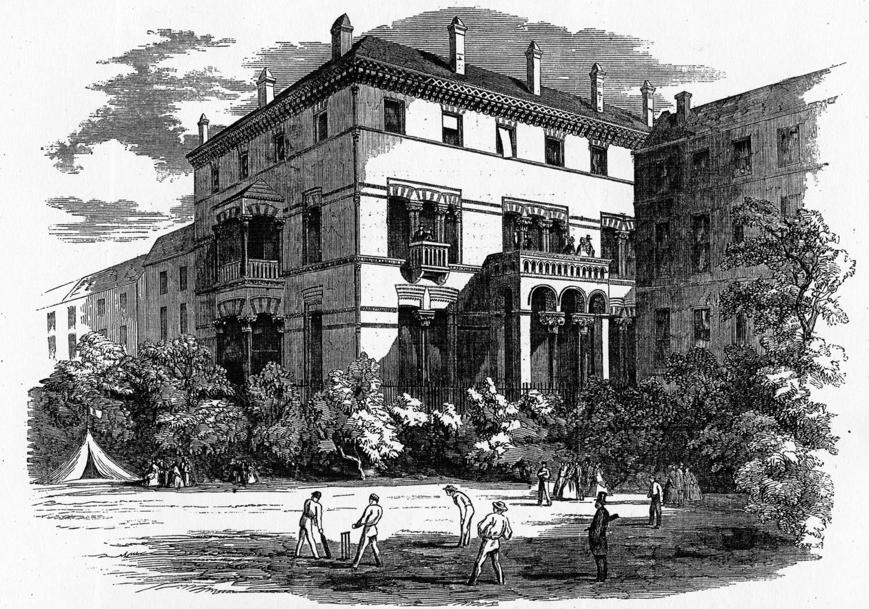 基尔代尔街俱乐部，插图来自&39;The Illustrated London News&39;，1861年 作者 英语学校