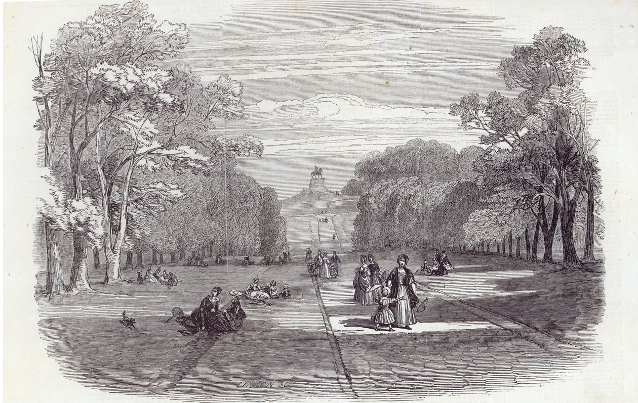 1846年11月14日，来自伦敦新闻画报的温莎长途漫步 作者 英语学校