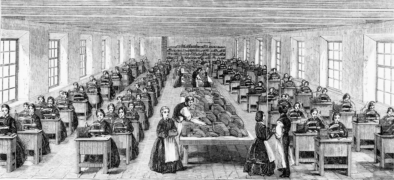 Somervell Brothers，Netherfield，Kendal的机房，插图来自“1862年伦敦展览 - 插图目录”，1862年 作者 英语学校