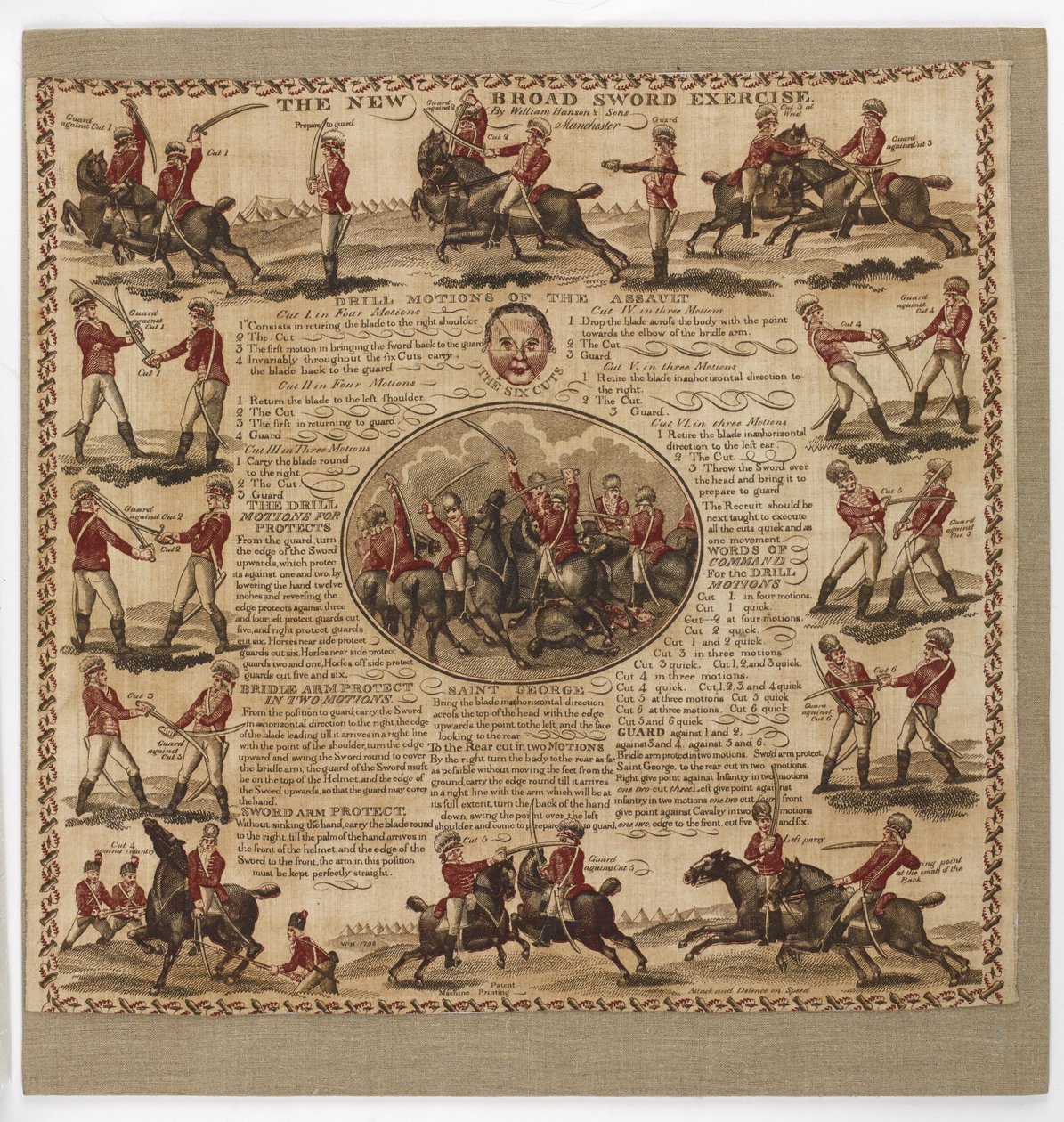 &39;新宽剑练习&39;棉手帕，1798（棉） 作者 英语学校