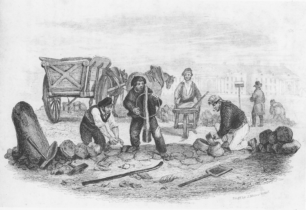 The Pavier，来自&39;The Book of Trades&39;，由J. Miller，1836年刻 作者 英语学校