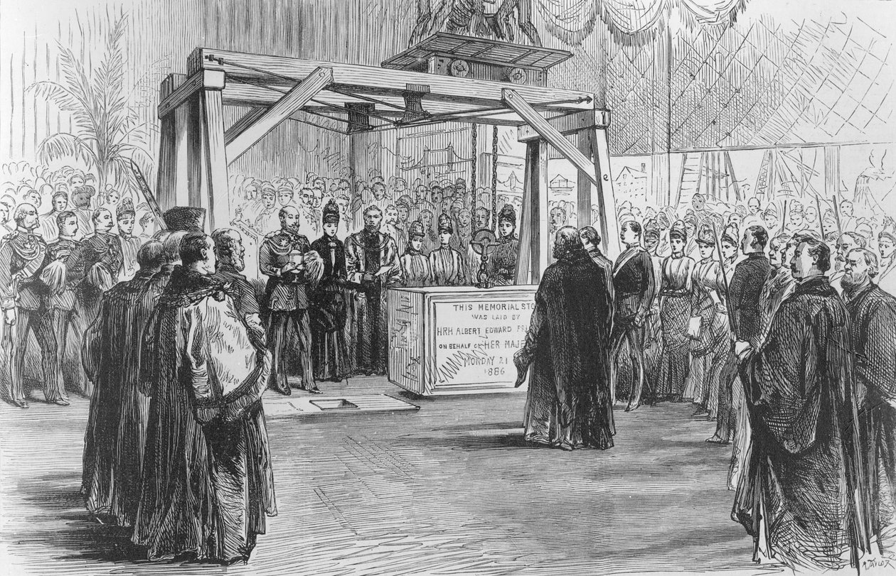 威尔士亲王于1886年周一奠定了塔桥的基石 作者 英语学校