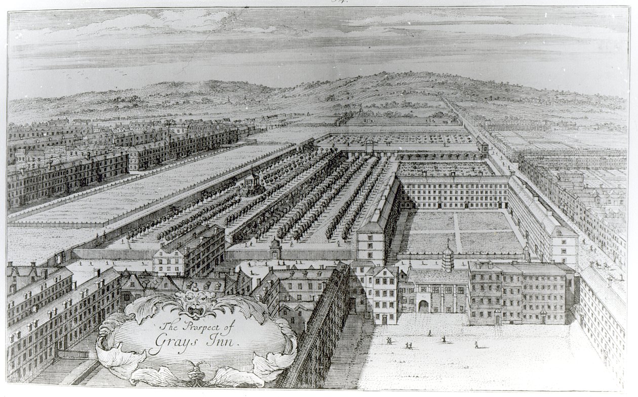 格雷斯旅馆的前景，1720年 作者 英语学校