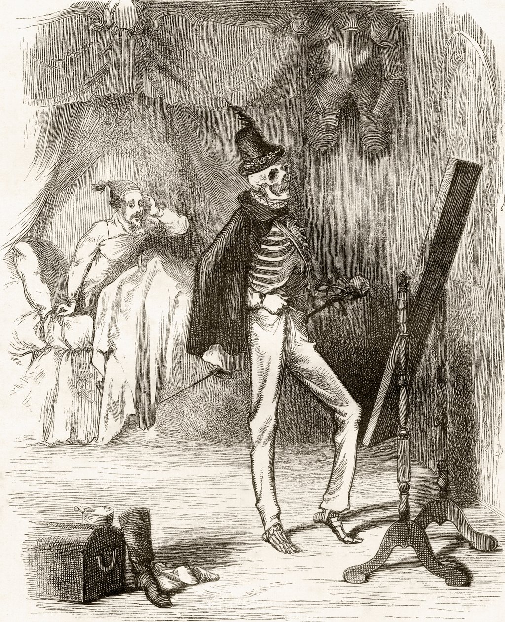 Tappington的幽灵，来自&39;Ingoldsby Legends or Mirth and Marvels&39;，由Thomas Ingoldsby撰写，于1865年出版 作者 英语学校